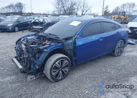 2017 Honda Civic Ex-T из США, поврежденный, VIN 19XFC1E31HE002109